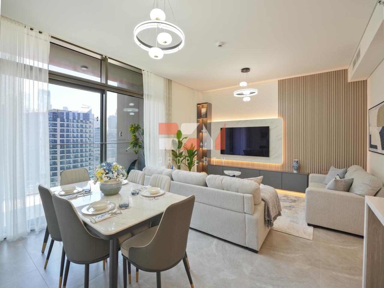 Peninsula Two – Brand New 2BR | Canal & Burj Views | Mall Access