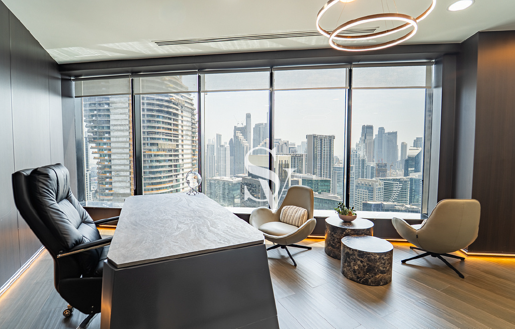BURJ VIEW | 3 PARKINGS | UPGRADED | PREMIUM OFFICE