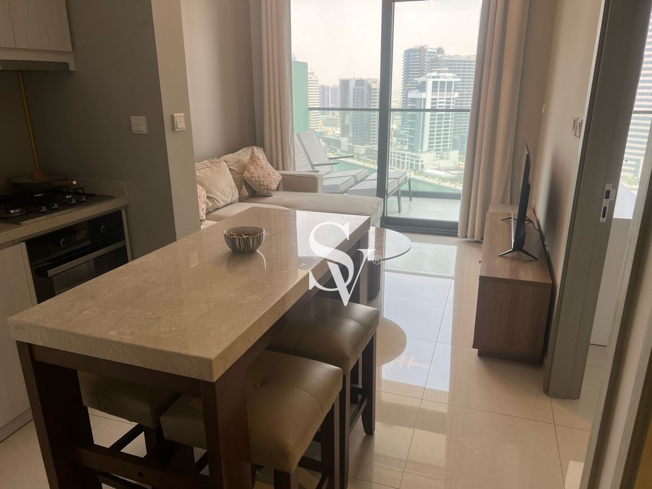 Pool View | Fully Furnished 1BR | Ready to move-in