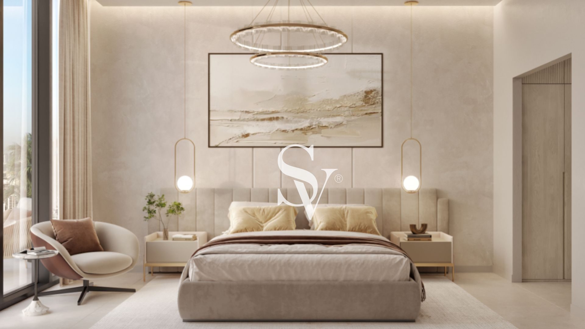 Luxurious 1BR | Furnished | 1% Monthly