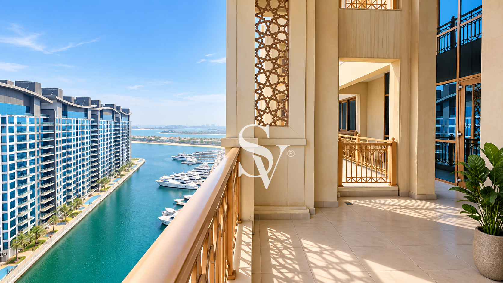Duplex Penthouse Palm Rent | Big Terrace Sea View